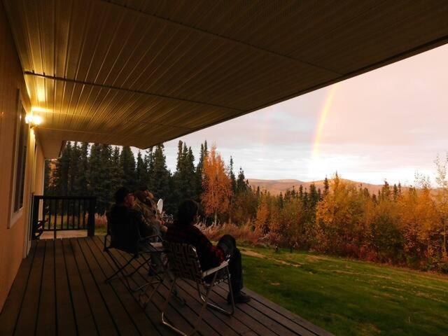 Aurora Viewing Deck And Peaceful Retreat Lejlighed Fairbanks Eksteriør billede
